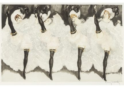 Louis ICART, Can Can, SCHIFFER 445, 1935, etching-