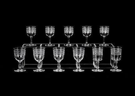BACCARAT (11-teiliges Set), verschiedene Gläser: A