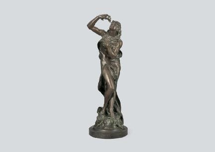 GEGOSSEN NACH EINEM MODELL VON Jean COULON, „Frau 