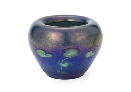 TIFFANY STUDIOS, Favrile-Glasvase, H 13,8 × D 18,8