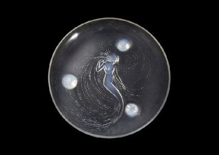 LALIQUE, Teller: SIRÈNE, Marcilhac 376, entworfen 