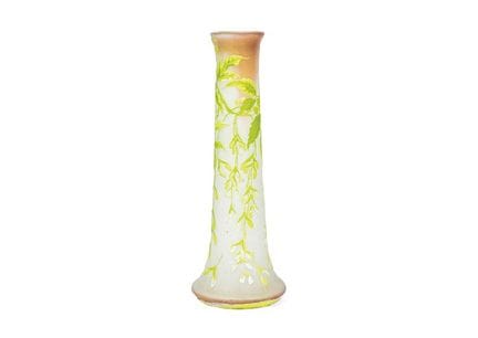 GALLE, Vaso con motivo raffigurante l’albero del p