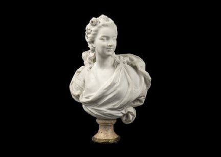 René ROZET, Die jagende Venus Diana, Marmor, H 76 
