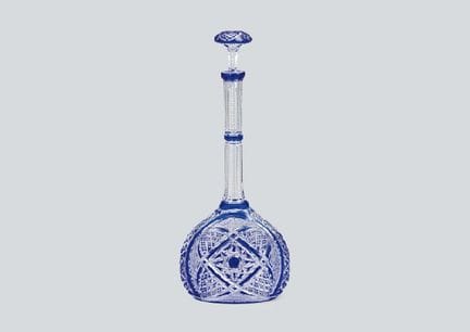 BACCARAT, Dekanter: MANDOLIN, H 42 cm, mit Stempel