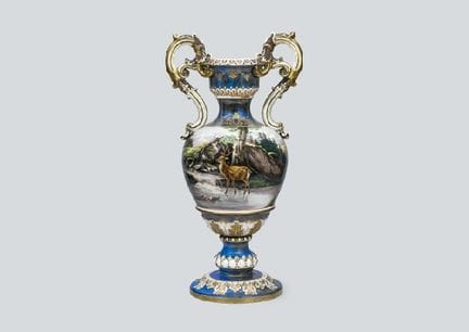 UNBEKANNTER TÖPFER, Vase, H 76,4 cm.