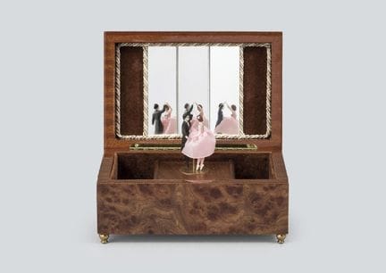 REUGE, Musik-Schmuckkästchen mit tanzendem Paar, H