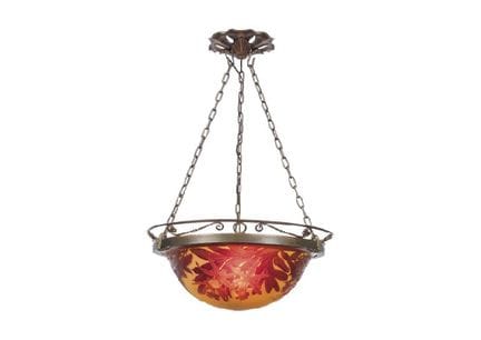 GALLE, Lampada da soffitto con motivo Cattleya, L 
