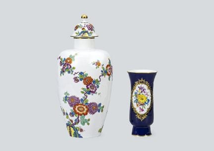 MEISSEN (2er-Set), verschiedene Porzellanstücke, V