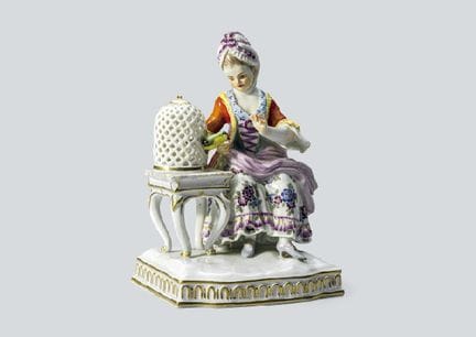 MEISSEN, Tastsinn (Allegorie der Sinne), Figur, H 
