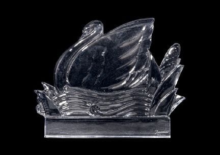 BACCARAT, Paneel, H 19,2 × B 24,5 × T 3,5 cm, mit 