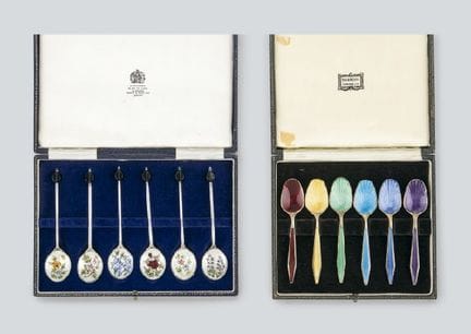 MAPPIN &amp; WEBB (12er-Set), verschiedene silbern