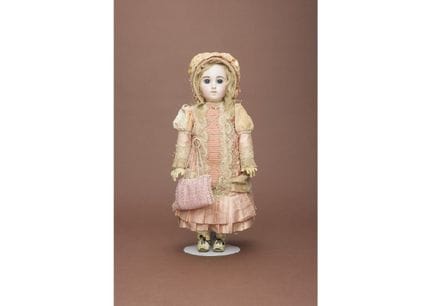 , JUMEAU-Puppe mit langem Gesicht, H 50 cm, Kopf a