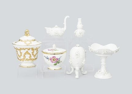 MEISSEN (6-teiliges Set), Verschiedene Geschirrtei