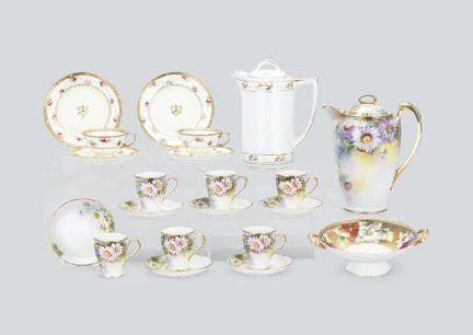 OLD NORITAKE (service de 21 pièces), Assortiment d