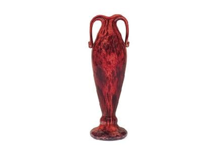 Andre DELATTE, Vase im Art-déco-Stil, H 44,5 cm, M