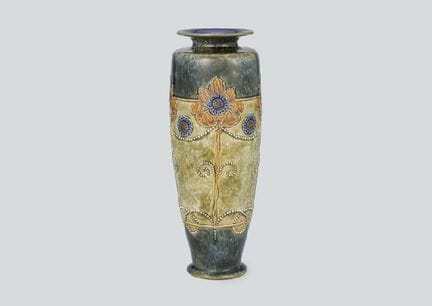 ROYAL DOULTON, vase, H 35,6 cm, marqué sur le fond