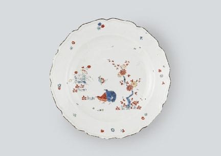 MEISSEN, Teller im Kakiemon-Stil, um 1740, Durchme