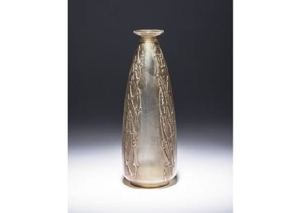 LALIQUE, Vase: „QUATRE GROUPES DE LÉZARDS“, Marcil