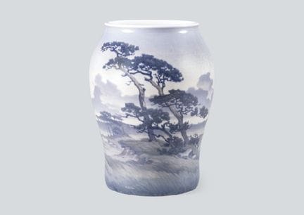 ROYAL COPENHAGEN, vase, 1921, H 35,2 cm, signé par