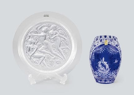 LALIQUE (Co.) (2er-Set), Verschiedene Glaswaren, M