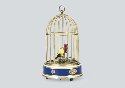 REUGE, Singvogelkäfig, H 27,1 cm (einschließlich G