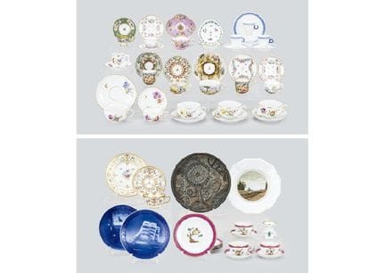 K.P.M. (service de 55 pièces), vaisselle diverse, 