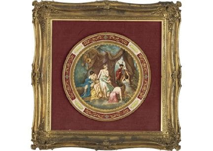 STYLE VIENNOIS, Assiette « Diane et Actéon », D40,