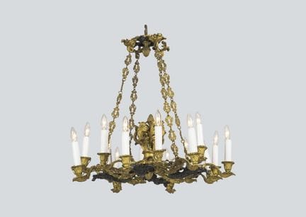 , Kronleuchter, H 83 × T 82 cm