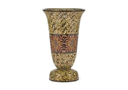 Jean GERBINO, Mosaikvase, Keramik, H 34,2 cm, auf 