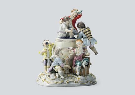 MEISSEN, Winzerfigur, H 22,8 cm, Modellnr. 61150, 
