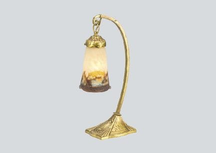 MULLER, lampada da tavolo, H 40 cm, paralume/H 15 