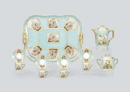 STYLE VIENNOIS (ensemble de 11 pièces), divers art
