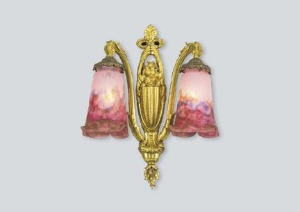 MULLER, lampada da parete, H37xL26,5x12,5 cm, 2 pa
