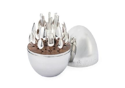 CHRISTOFLE (24-teiliges Set), Besteckset: „Mood“, 