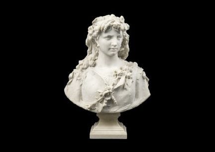 Antonio NATALI, Florenz, Marmor, H 64,8 cm, an der