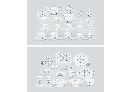 ROYAL COPENHAGEN (service de 58 pièces), vaisselle