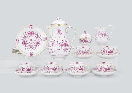 MEISSEN (20-teiliges Set), Kaffeeservice „Indian F