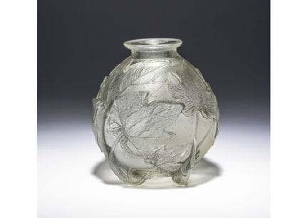 LALIQUE, Vase: „COURGE QUATRE PIEDS“, Marcilhac CP