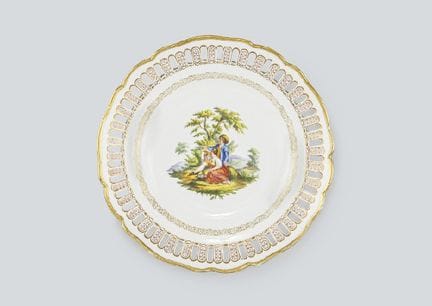 MEISSEN, Durchbrochener Teller, vor 1924, Durchmes