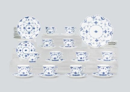ROYAL COPENHAGEN (service de 39 pièces), vaisselle