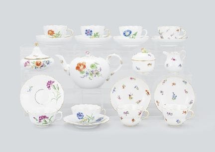MEISSEN (20-teiliges Set), Teeservice, Kanne/H 12,