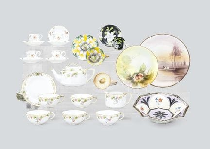 OLD NORITAKE (service de 34 pièces), vaisselle div