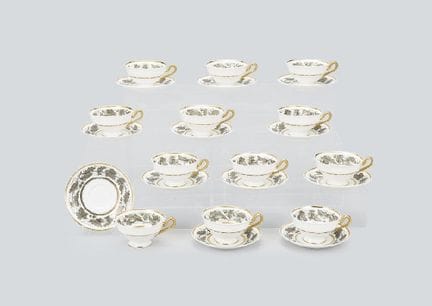 SPODE (service de 12), tasse et soucoupe, diamètre