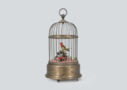 REUGE, Singvogelkäfig, H 30,8 cm (einschließlich G