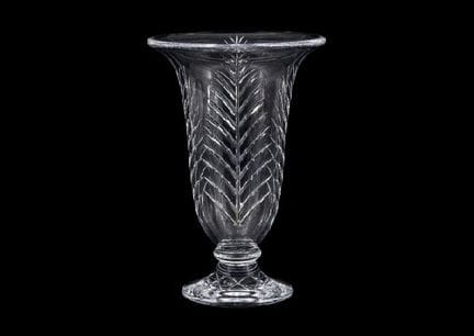 BACCARAT, Vase, H 30 cm, mit einem Stempel und der