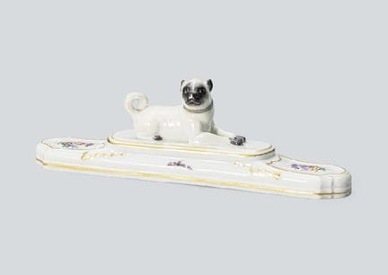MEISSEN, Briefbeschwerer, vor 1924, H 6 × B 19,6 ×