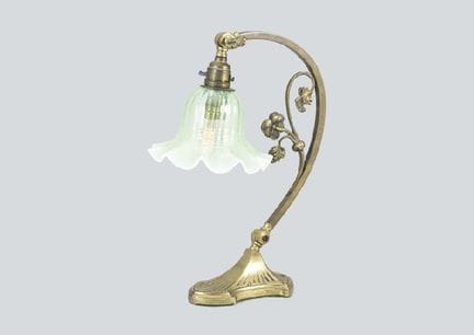 VASELINE GLASS, lampada da tavolo, H 33 cm, paralu