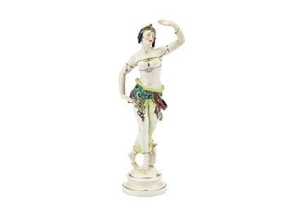 SCHWARZBURGER, orientalische Tänzerin, Figur, H 36