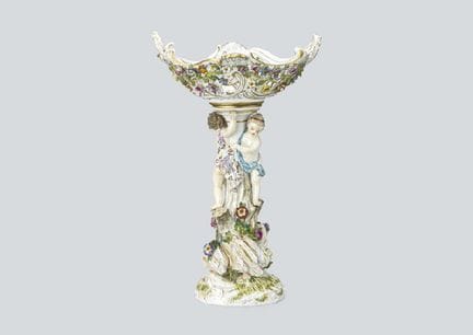 MEISSEN, Durchbrochene Kompottschale, vor 1924, H 