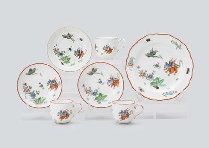 MEISSEN (7-teiliges Set), verschiedene Geschirrtei
